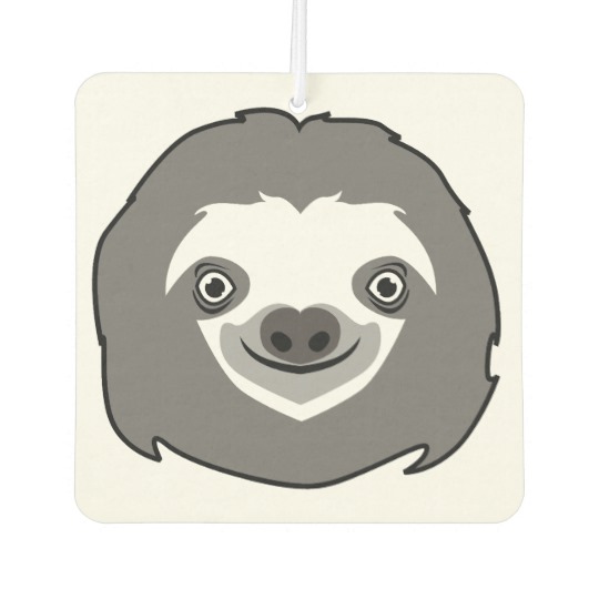 540x540 sloth face car air freshener - Sloth Face Drawing