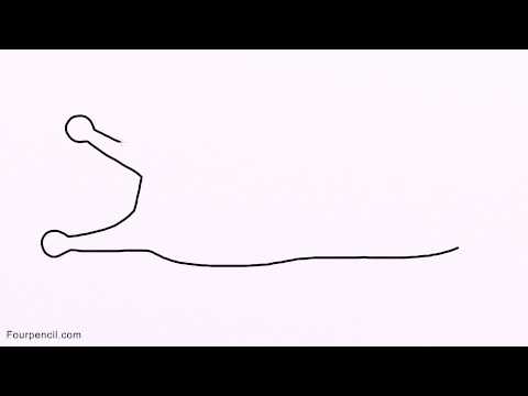 480x360 how to draw cartoon slug drawing step - Slug Drawing