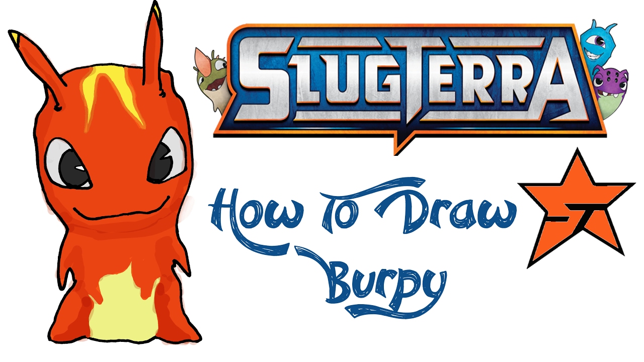 1280x720 How To Draw Burpy - Slugterra Burpy Drawing