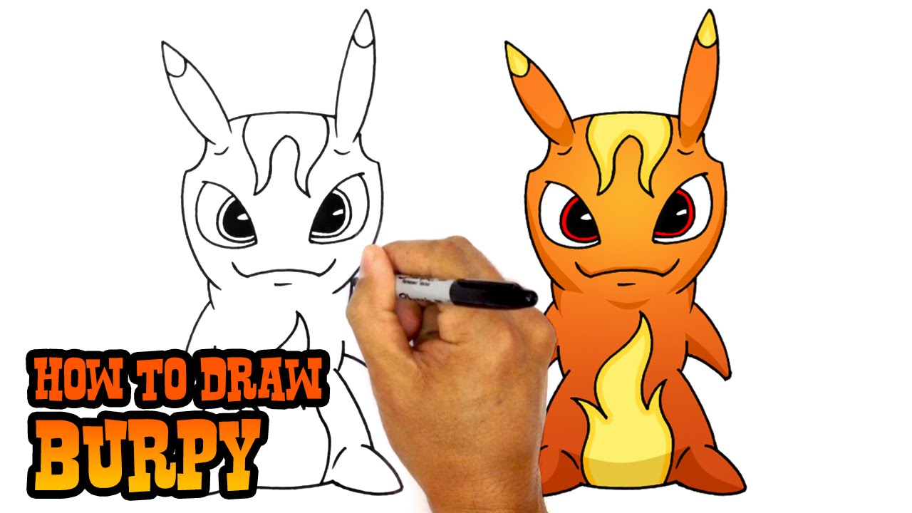 1280x720 How To Draw Burpy Slugterra - Slugterra Burpy Drawing