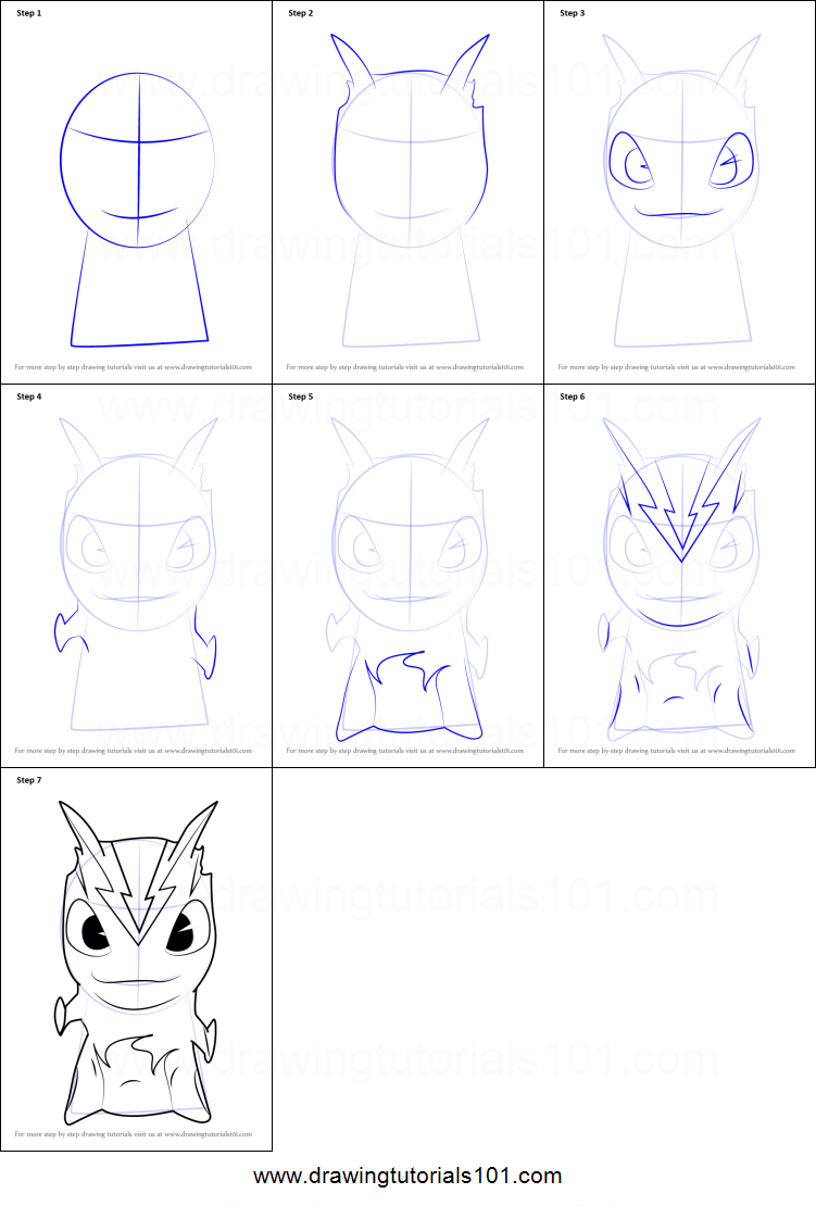 751x1110 How To Draw Burpy From Slugterra Printable Step - Slugterra Burpy Drawing