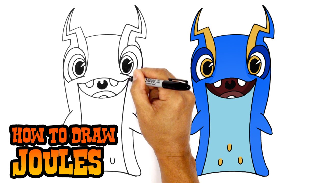 1280x720 How To Draw Joules Slugterra - Slugterra Burpy Drawing