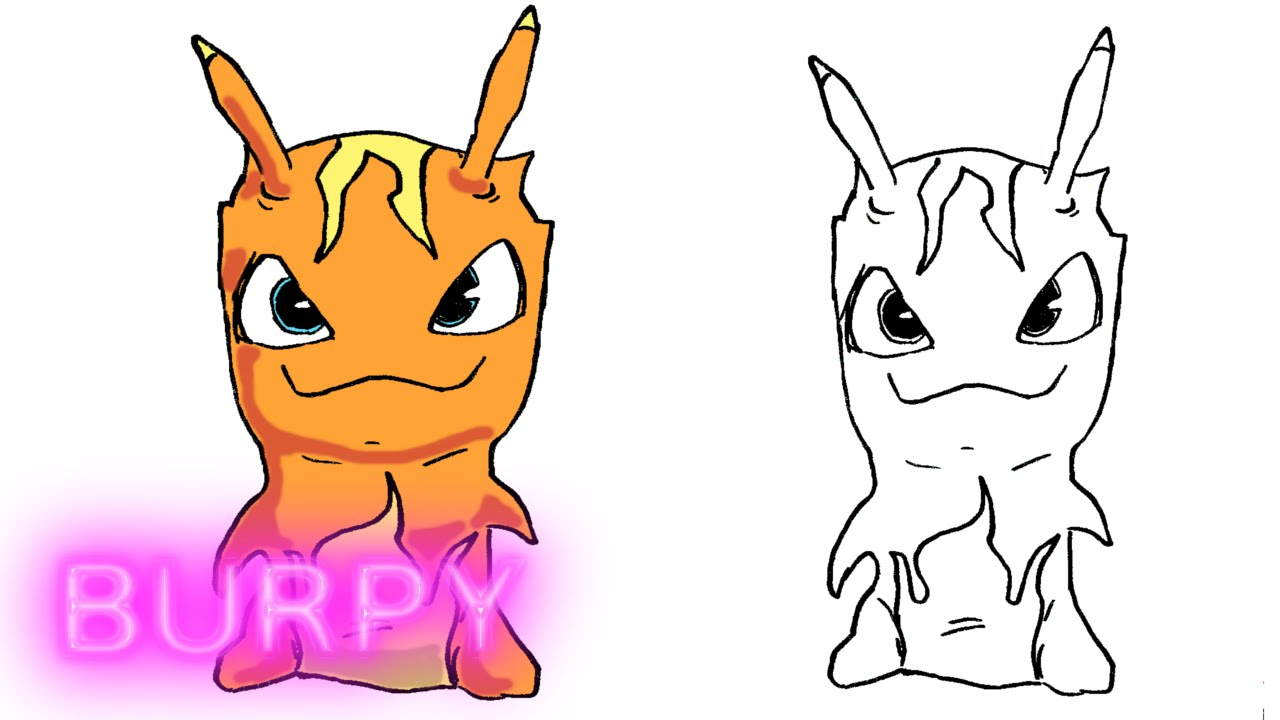 1280x720 Slugterra Burpy Drawing At Getdrawings Free For Personal Use - Slugterra Burpy Drawing