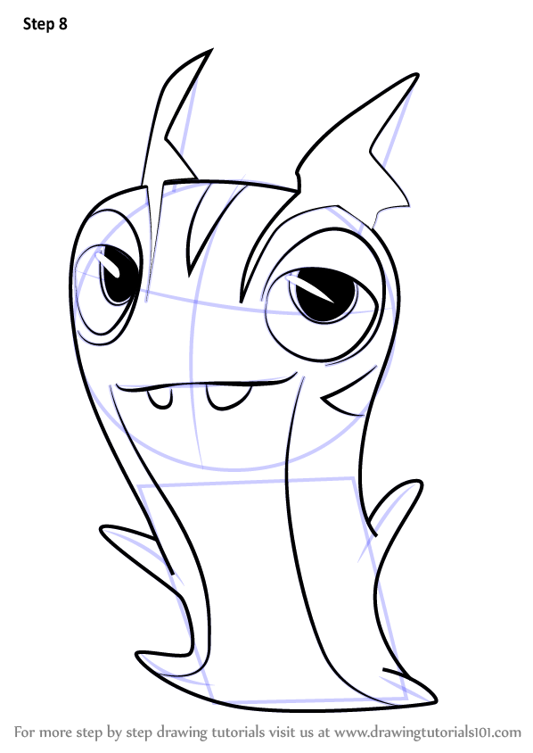 598x844 Dessin A Colorier Learn How To Draw Joules From Slugterra - Slugterra Burpy Drawing
