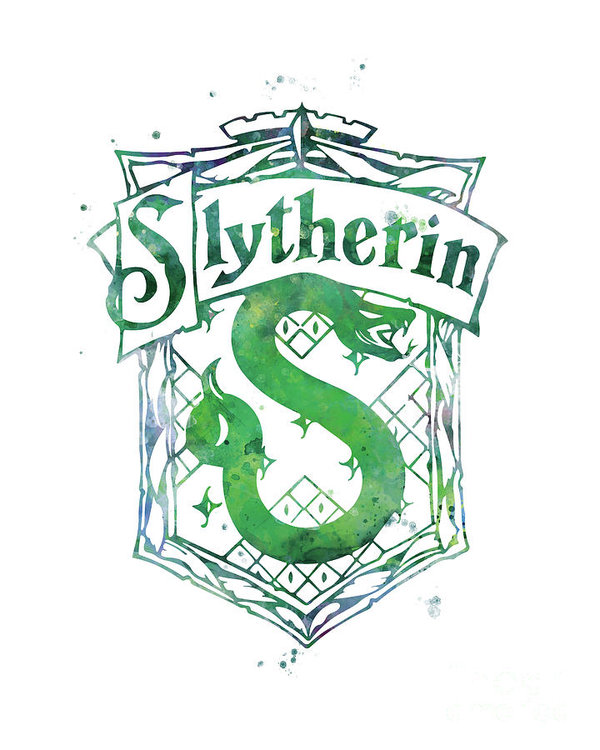 600x750 Slytherin Crest Poster - Slytherin Crest Drawing
