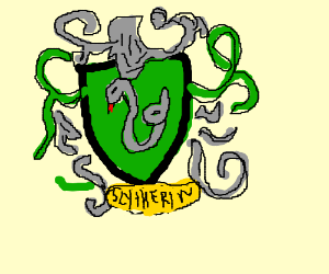 300x250 Slytherin Crest Drawing - Slytherin Crest Drawing
