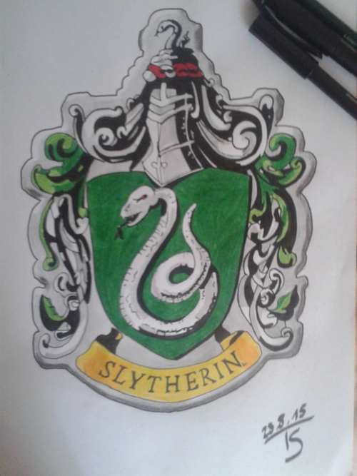 Slytherin Drawing at PaintingValley.com | Explore collection of ...