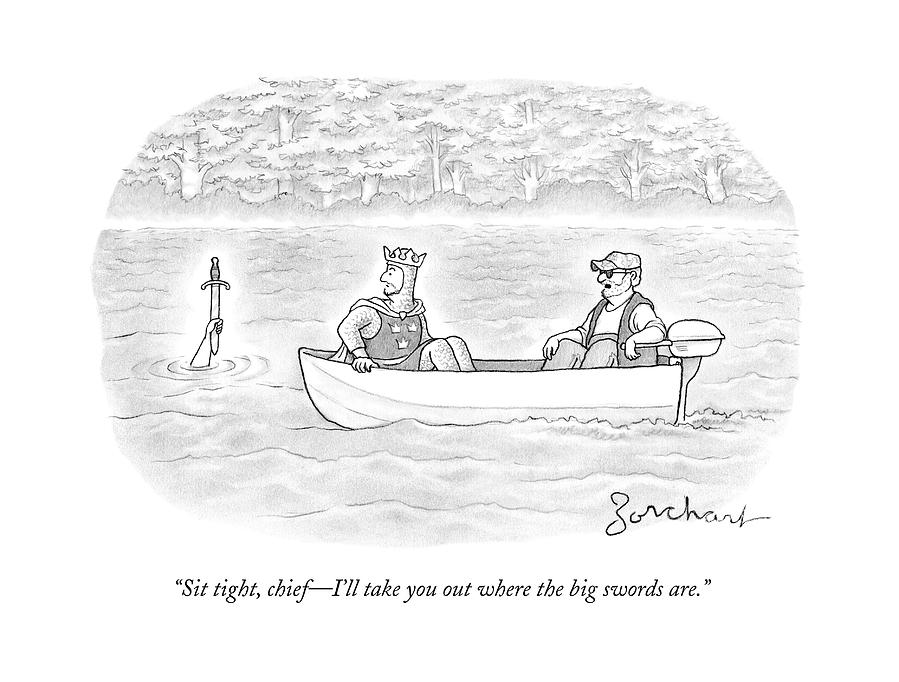 899x682 A Man Drives A Small Fishing Boat On A Lake Drawing - Small Boat Drawing