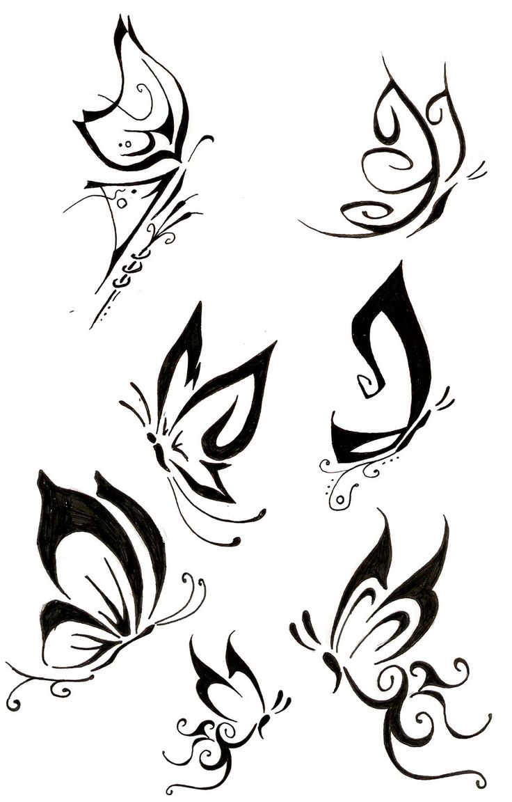 736x1152 simple butterfly tattoo designs fantasti on white butterfly - Small Butterfly Drawing