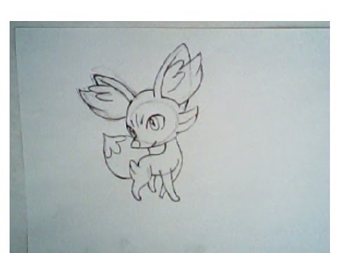 480x360 How To Draw Fennekin From Pokemon - Small Dog Drawing