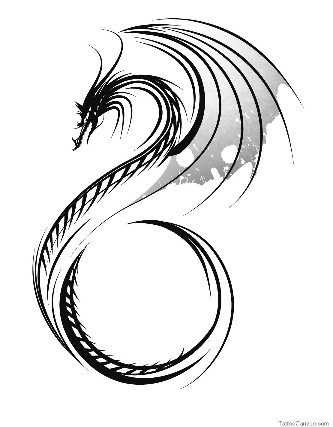 1110x1422 Tattoo Skeleton Dragon Knight Design Picture Drawing - Small Dragon Drawing