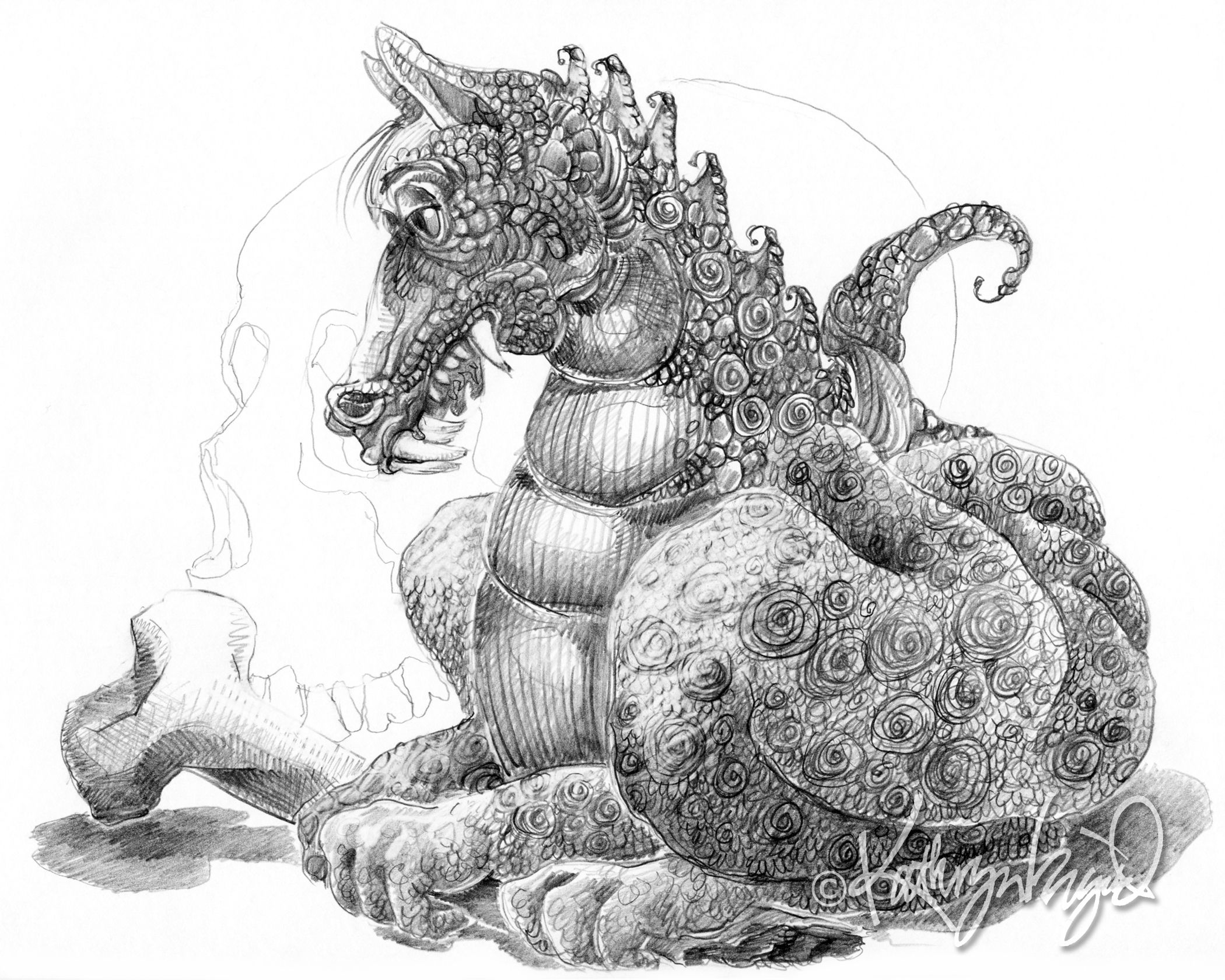 2100x1680 Dragon Art Colored Glasses - Small Dragon Drawing