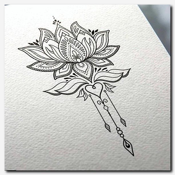 612x612 Small Flower Drawings Flowers Drawings Inspiration Tattoodesign - Small Flower Drawings