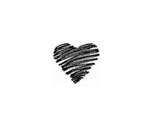 300x250 Heart, Draw, Drawing, Art, Simple, Black - Small Heart Drawing