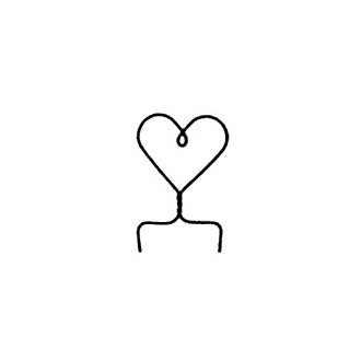 330x330 small heart wire hanger - Small Heart Drawing