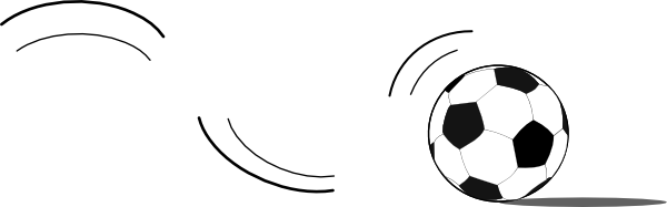 600x187 Bouncing Soccer Ball Clip Art - Small Soccer Ball Drawing