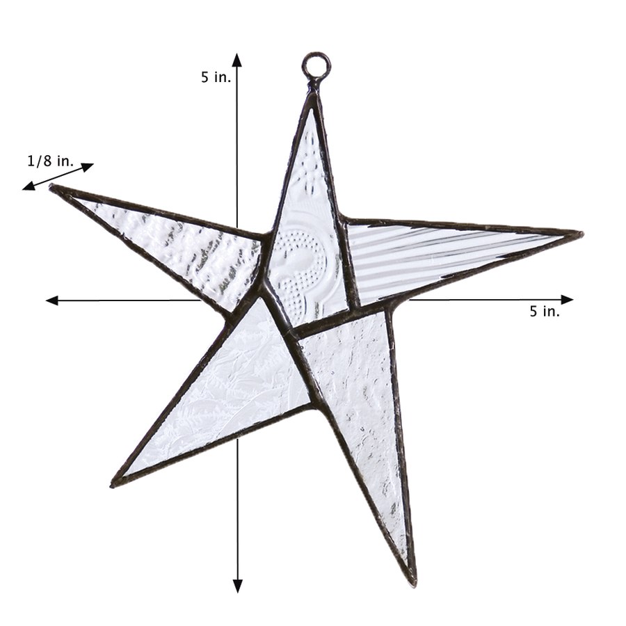 900x900 orn small glass star stained glass window decor j devlin - Small Star Drawing