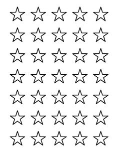 236x305 tiny star template free printable star templates for mmetc - Small Star Drawing