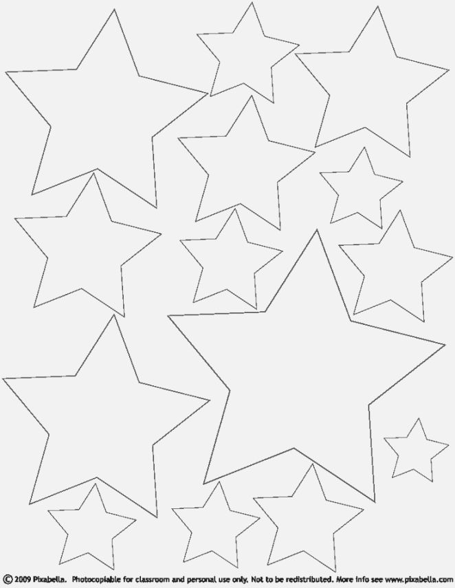 662x856 Best Breathtaking Free Printable Stars Jeettp - Small Star Drawing