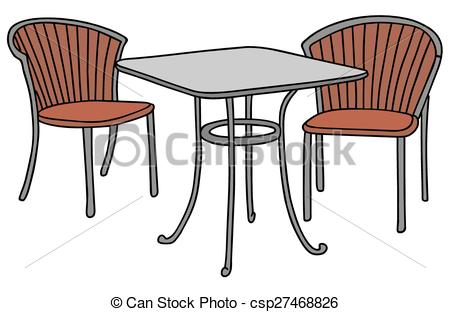 450x312 table and chairs drawing - Small Table Drawing