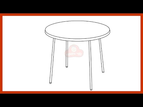 480x360 How To Draw A Table Step - Small Table Drawing