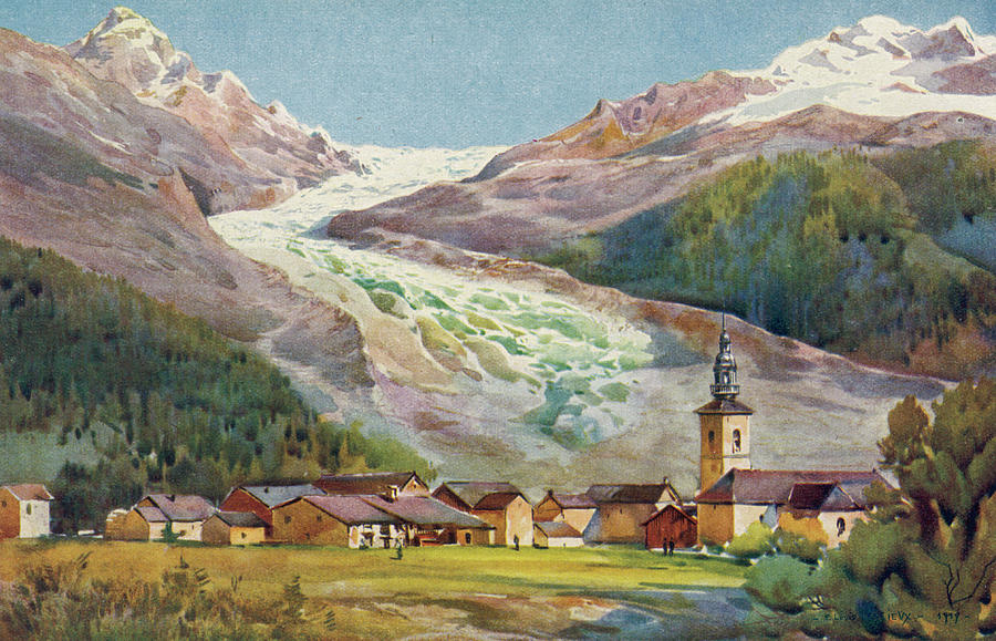 900x579 Picture Of A Small French Village Drawing - Small Village Drawing