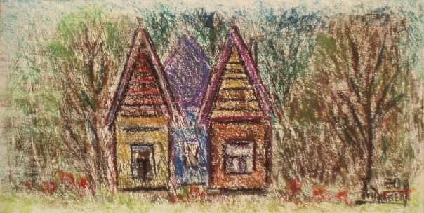 604x304 Small Village - Small Village Drawing