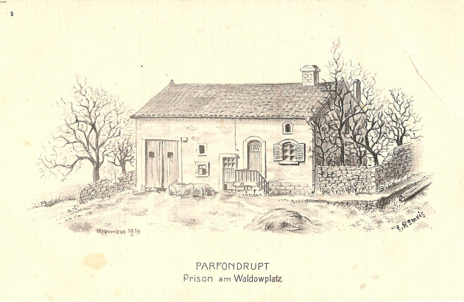 1600x1042 At The Front - Small Village Drawing