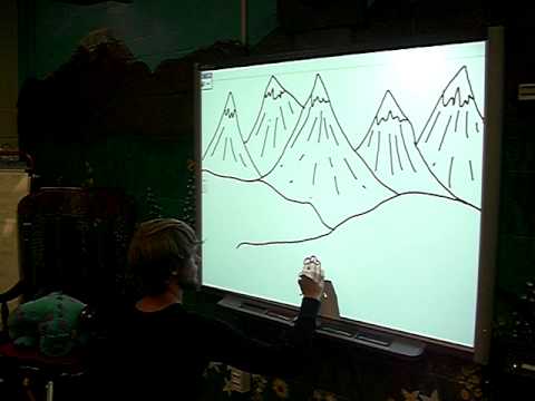480x360 nick drawing on the smart board - Smart Board Drawing