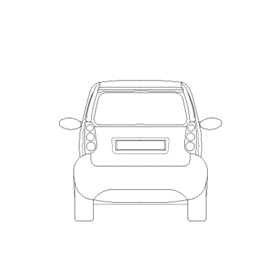 400x400 smart back model - Smart Car Drawing