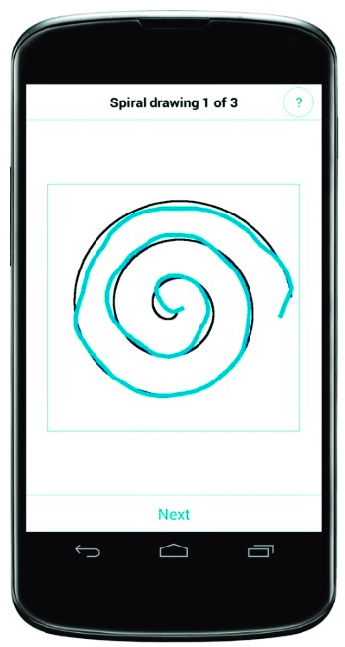 345x647 Implementation Of A Fine Motor Test - Smartphone Drawing