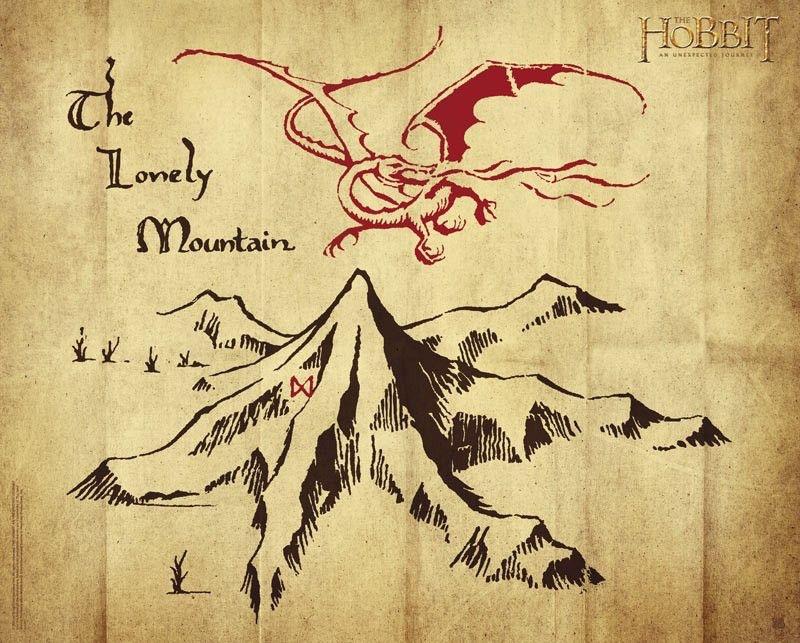 800x643 Is This An Original Tolkien Drawing Of Smaug And The Lonely - Smaug Drawing