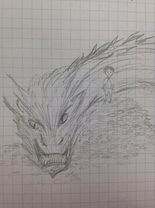 320x427 Tried Drawing Smaug - Smaug Drawing