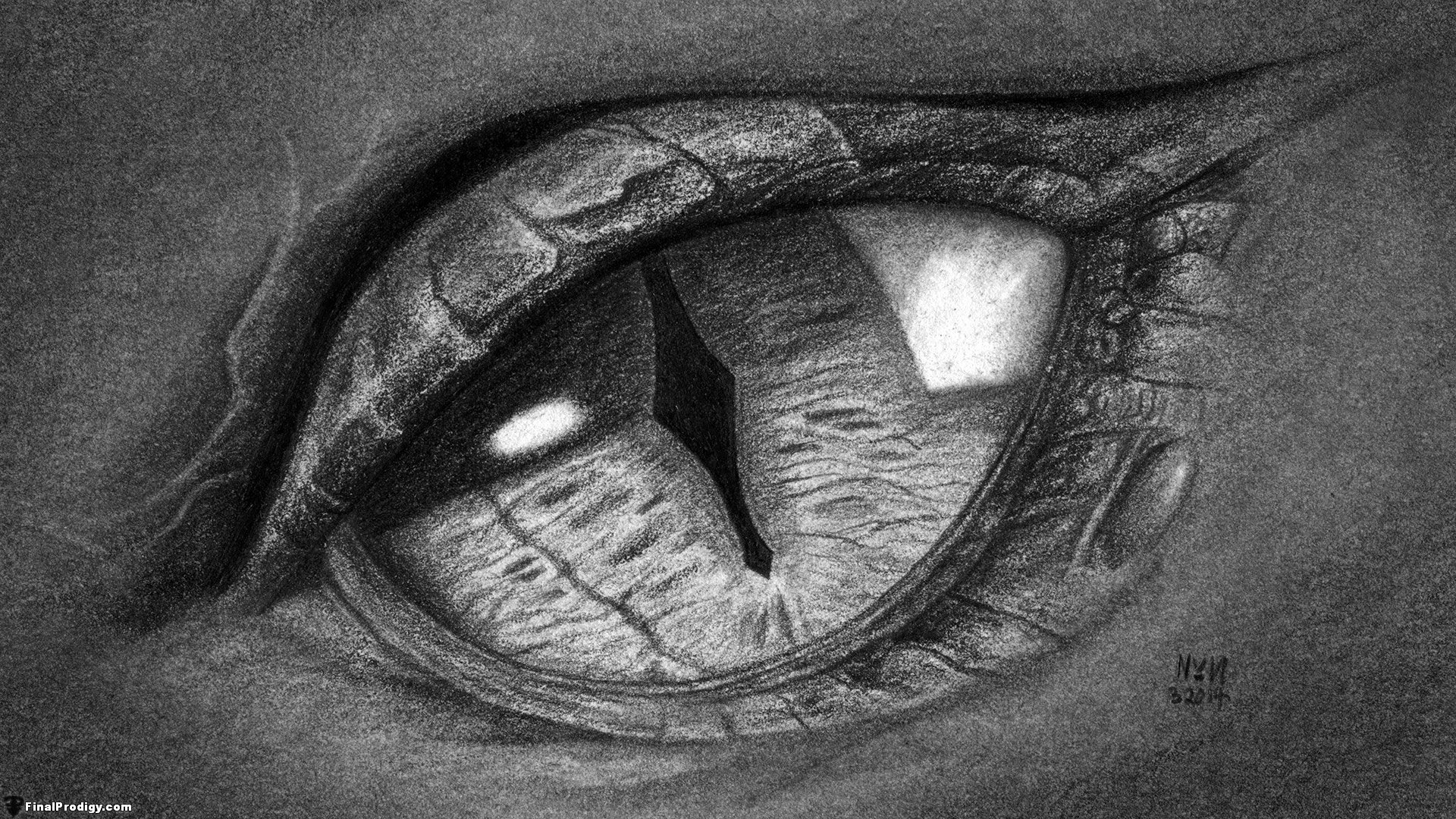 1920x1080 How To Draw A Dragon Eye, Smaug, Step - Smaug Drawing