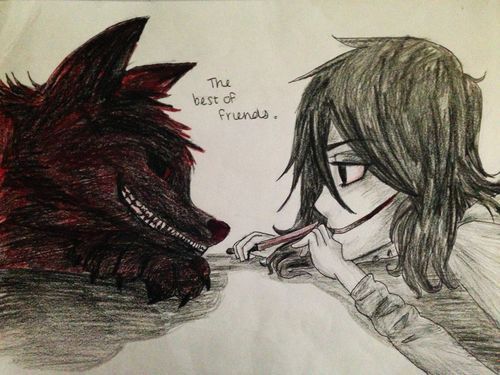 500x375 jeff and smile dog uploaded - Smile Dog Drawing