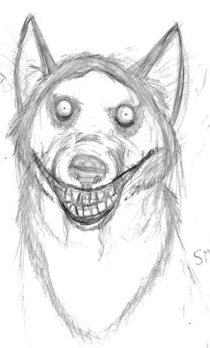 415x685 smile dog - Smile Dog Drawing
