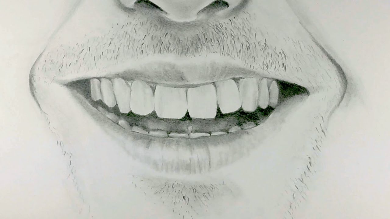 1280x720 How To Draw A Smiling Mouth - Smile Drawing