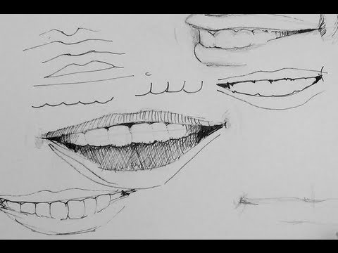 480x360 pen ink drawing tutorial simple tips on how to draw smiles - Smile Drawing