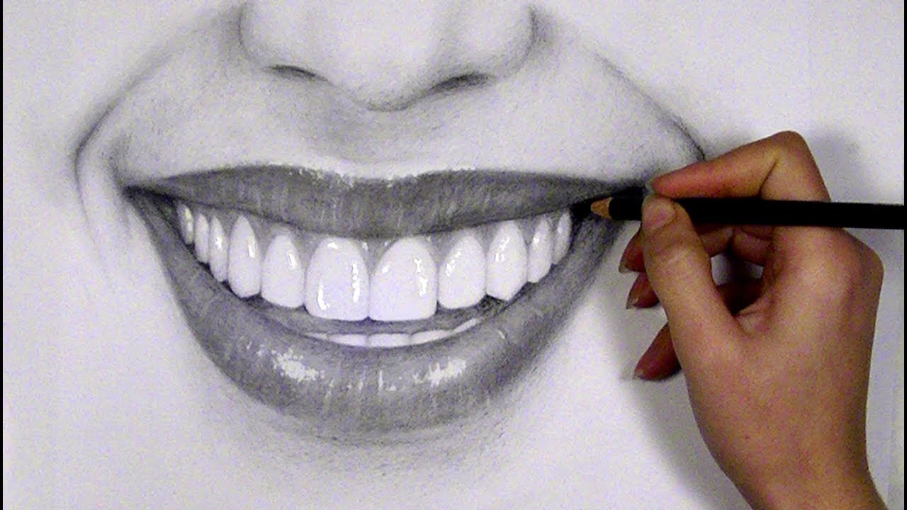 1280x720 drawing an amazing smile - Smile Drawing