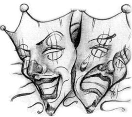 smile now cry later tattoo drawing