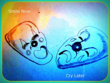 Smile Now Cry Later Drawings At PaintingValley.com | Explore Collection ...