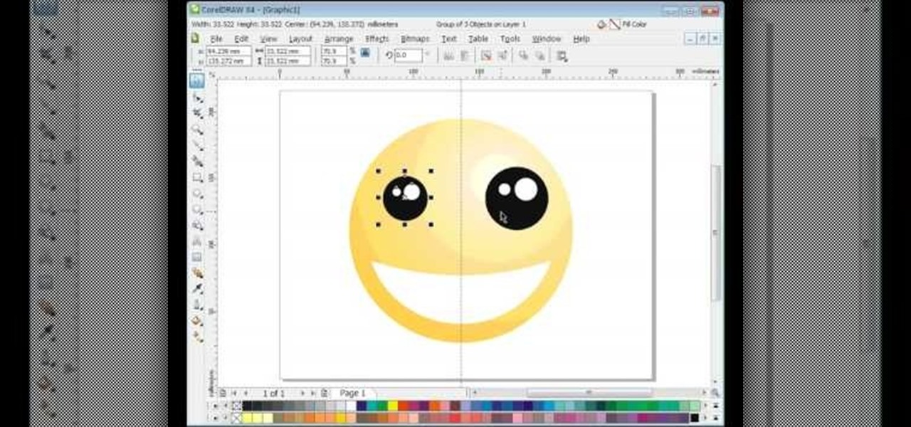 1280x600 how to draw a smiley face in coreldraw software tips - Smiley Face Drawing