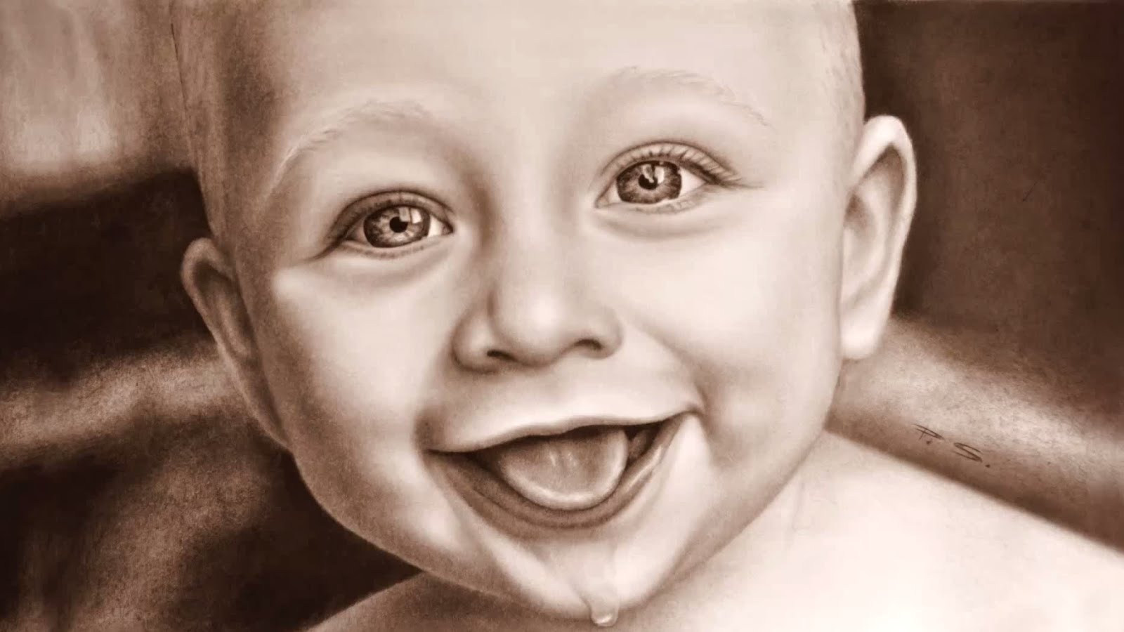 1600x900 Just Like A Child Poem Steemit - Smiling Baby Drawing