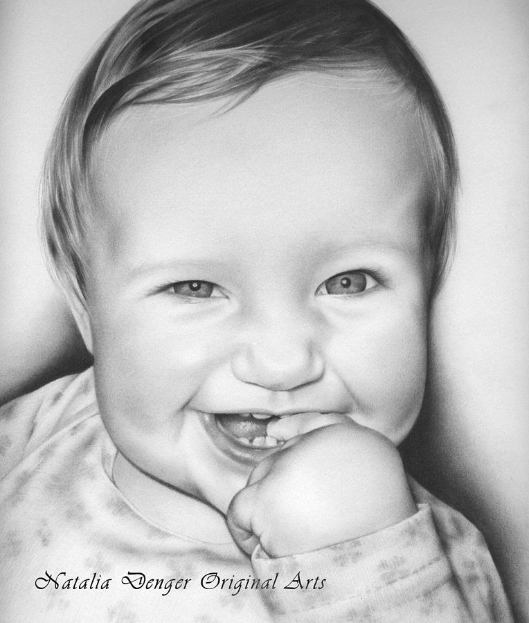 Smiling Baby Drawing at PaintingValley.com | Explore collection of ...