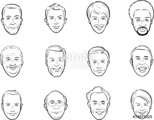 500x389 Whiteboard Drawing - Smiling Face Drawing