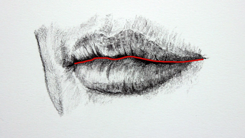 800x450 How To Draw A Mouth - Smiling Lips Drawing