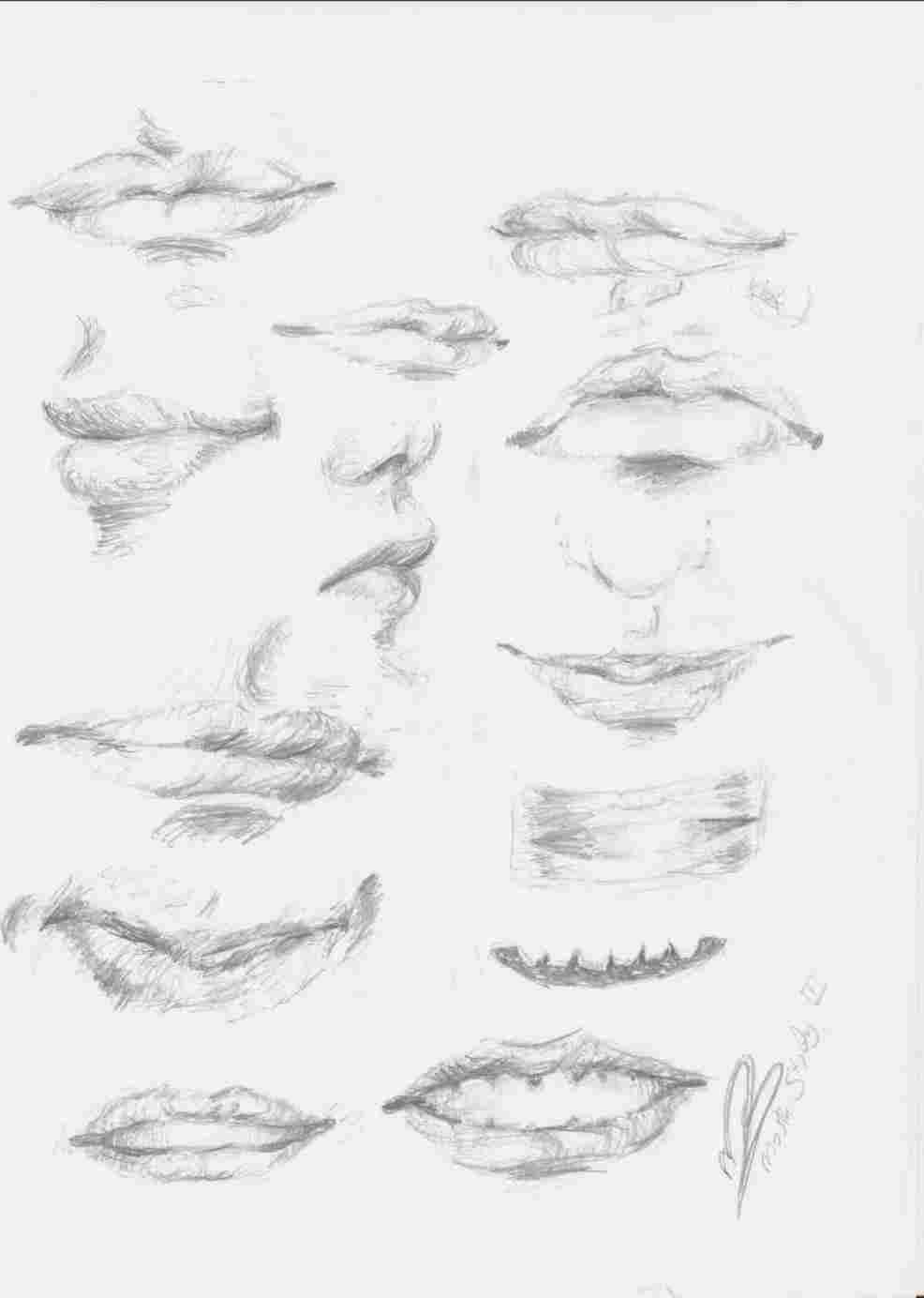 Smiling Mouth Drawing at PaintingValley.com | Explore collection of ...