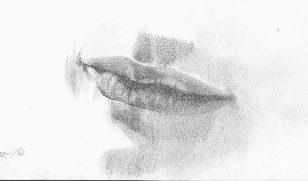 600x352 photos smiling lips sketch - Smiling Mouth Drawing