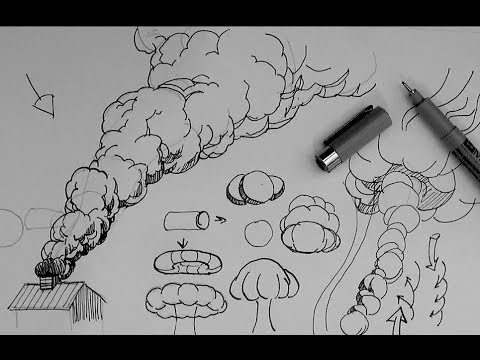 480x360 how to draw a rising smoke cloud or explosion cloud - Smoke Drawing