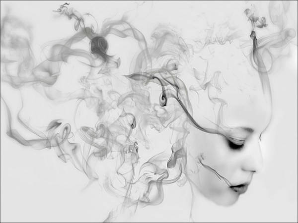 600x450 smoke drawing picture drawing skill - Smoke Drawing